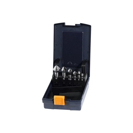 Garant Countersink Set in a Case, 90 Deg, Uncoated, Number of countersinks: 6 150310 6